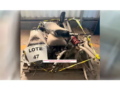 LOTE 047 - VEÍCULO (SUCATA) - PEÇAS DIVERSAS DE MOTOCICLETAS
